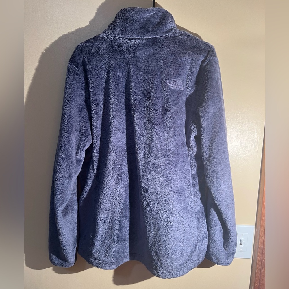 Women’s The North Face Purplish Blue Fleece Zip Up Jacket Size XL - Picture 4 of 4